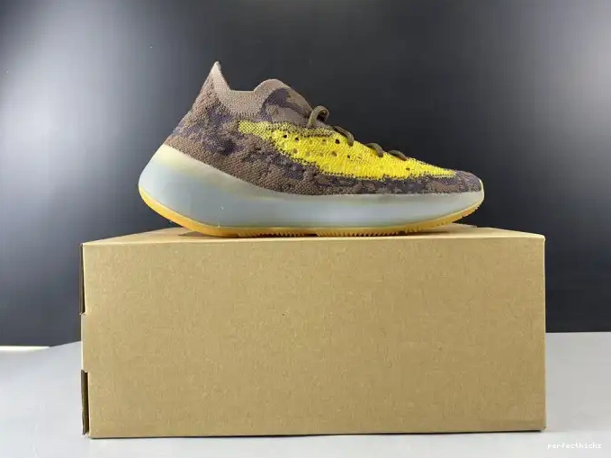 380 YEEZY GOLD 'COFFEE BOOST ADIDAS FZ4982 NON-REFLECTIVE 0509